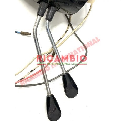 Black & Chrome Column Indicator Switch - Classic Fiat 500 600 - GENUINE COLUMN SWITCHES