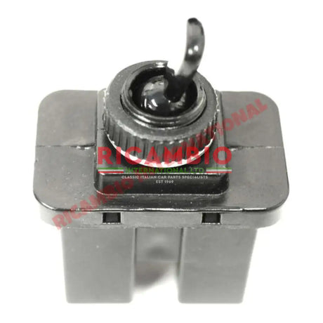 Black Dash Switch (2 Pin) - Classic Fiat 500 600 plus others - Fiat 126 Ignition & Electrical Items