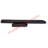 Black Dashboard Knee Pad Kit - Classic Fiat 500 F/L/R - Knee Pads - Console & Related Parts