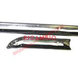 Black Dashboard Knee Pad Kit (LHD) - Classic Fiat 500 N/D/G - Knee Pads - Console & Related Parts