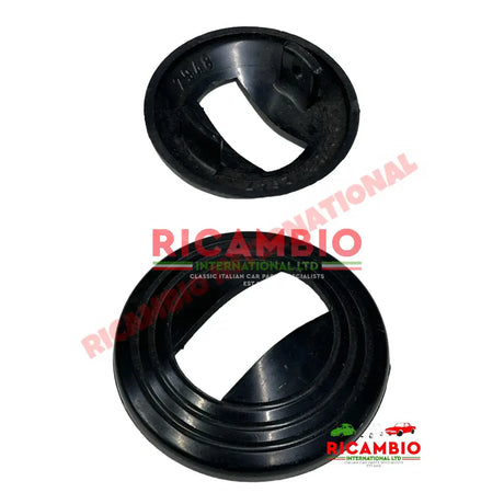 Black Door Handle Spacer/Trim - Classic Fiat 500 126 - Interior Trim