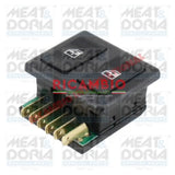 Black Drivers Twin Electric Window Switch - Fiat Uno - Ignition & Electronic Parts