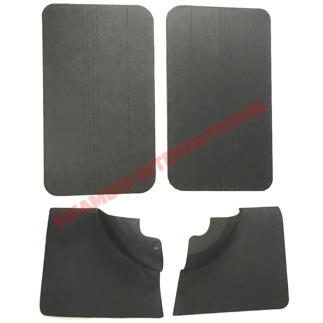 Black Front & Rear Inner Panel Kit (4 piece) - Classic Fiat 500 F - Classic Fiat 500 Parts & Spares