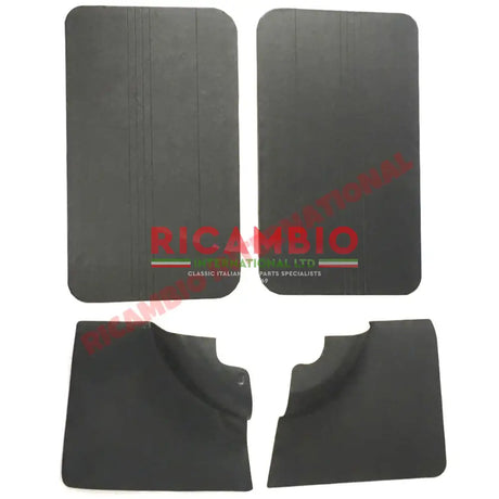 Black Front & Rear Inner Panel Kit (4 piece) - Classic Fiat 500 F - Classic Fiat 500 Parts & Spares