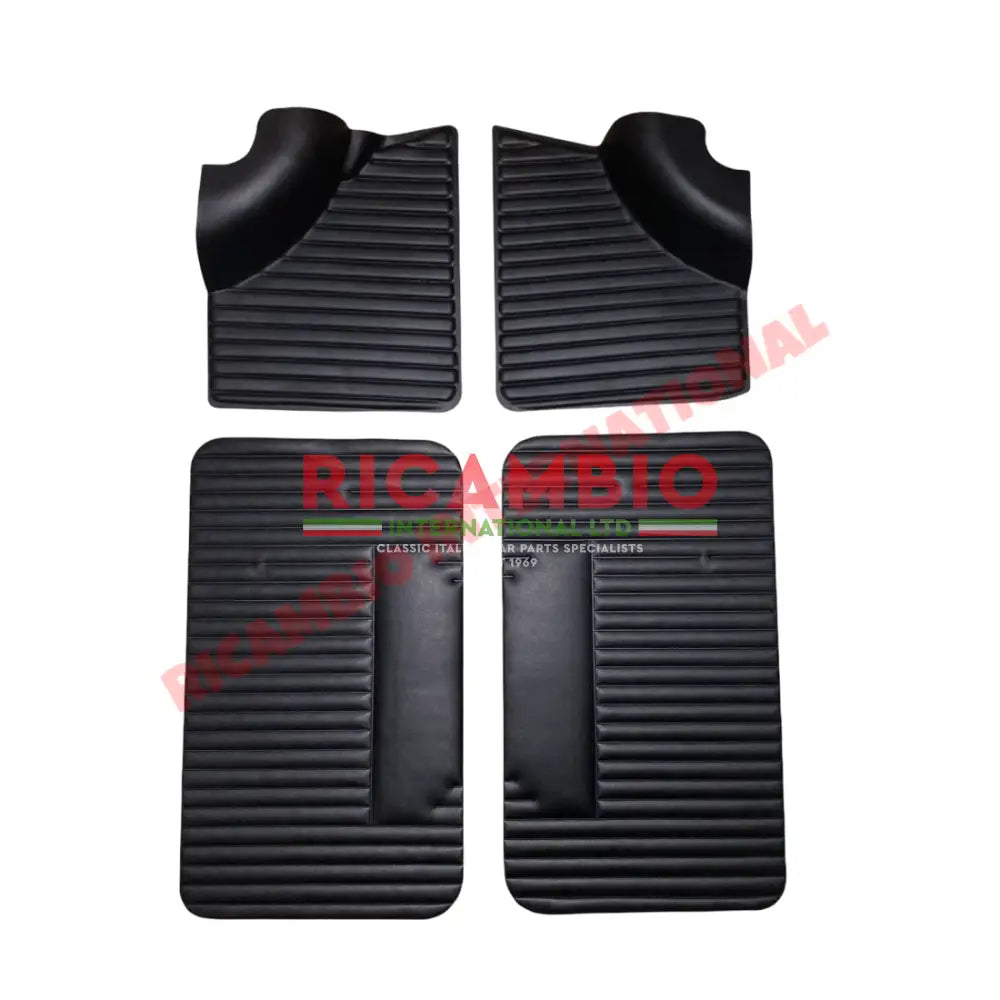 Black Front & Rear Inner Panel Kit (4 piece) - Classic Fiat 500 L - Classic Fiat 500 Parts & Spares