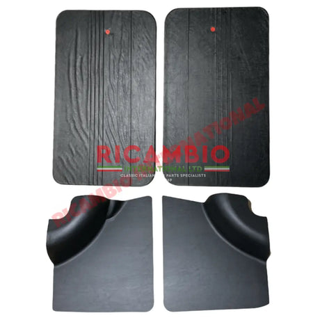 Black Front & Rear Inner Panel Kit (4 piece) - Classic Fiat 500 R - Classic Fiat 500 Parts & Spares