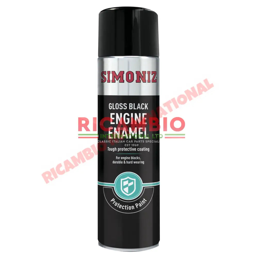 Black Gloss Engine Enamel - (500ml) - Engine Parts