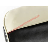 Black & Ivory Seat Covers Set - Classic Fiat 500 - Seat Covers - Padding and Seat Spring