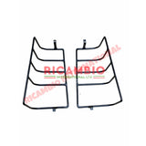 Black Lamp Protection Grille Kit - Classic Fiat Panda - Accessories & Interior Parts