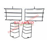 Black Lamp Protection Grille Kit - Classic Fiat Panda - Accessories & Interior Parts