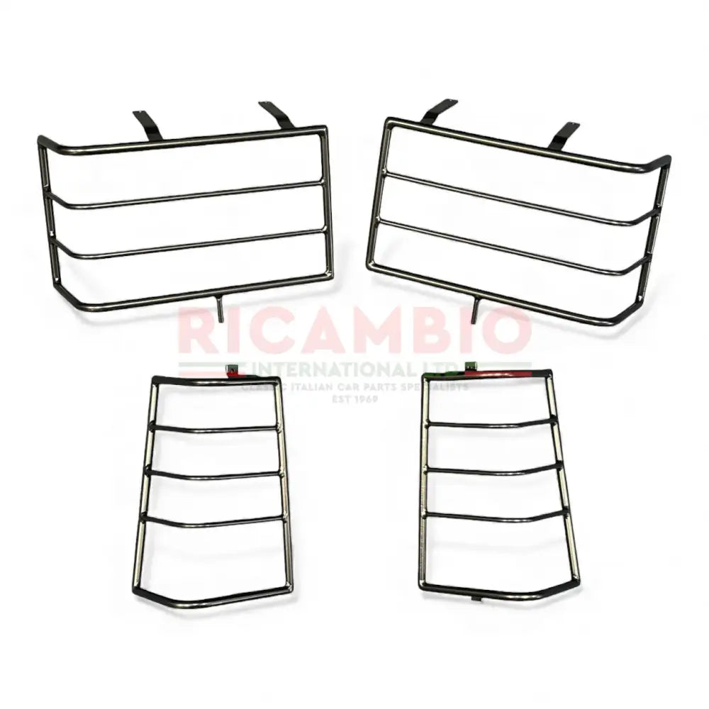 Black Lamp Protection Grille Kit - Classic Fiat Panda - Accessories & Interior Parts