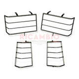 Black Lamp Protection Grille Kit - Classic Fiat Panda - Accessories & Interior Parts