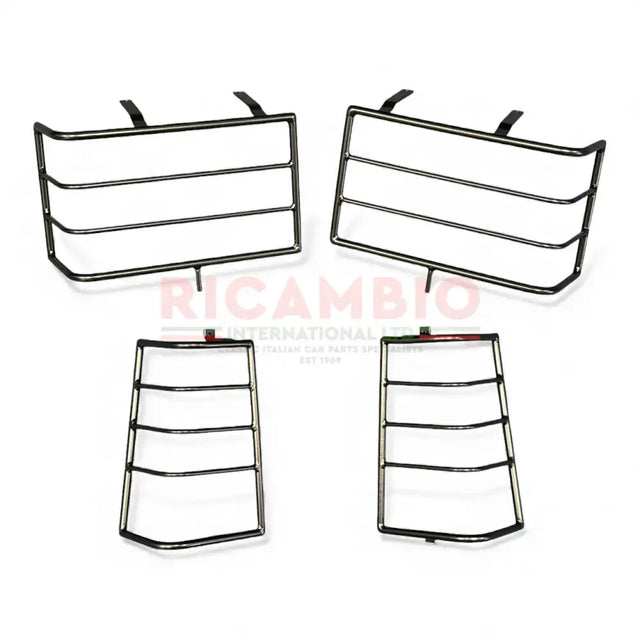 Black Lamp Protection Grille Kit - Classic Fiat Panda - Accessories & Interior Parts