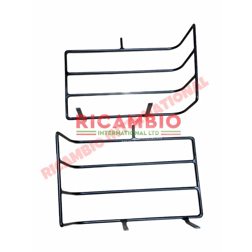 Black Lamp Protection Grille Kit - Classic Fiat Panda - Accessories & Interior Parts