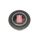 Black Leather ’LUISI’ Steering Wheel - Classic Fiat 500 126 - Black Fiat - Steering