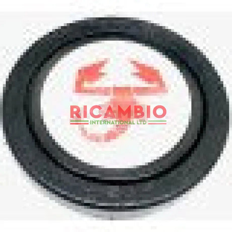 Black Leather ’LUISI’ Steering Wheel - Classic Fiat 500 126 - Abarth White - Steering