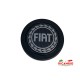 Black Leather ’LUISI’ Steering Wheel - Classic Fiat 500 126 - Fiat Black Carbon - Steering