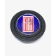 Black Leather ’LUISI’ Steering Wheel - Classic Fiat 500 126 - Dark Blue Fiat - Steering