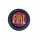 Black Leather ’LUISI’ Steering Wheel - Classic Fiat 500 126 - Dark Red Fiat - Steering