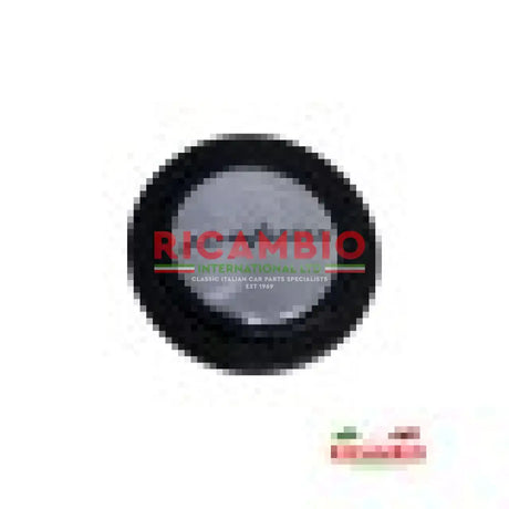 Black Leather ’LUISI’ Steering Wheel - Classic Fiat 500 126 - Pininfarina Mirror - Steering