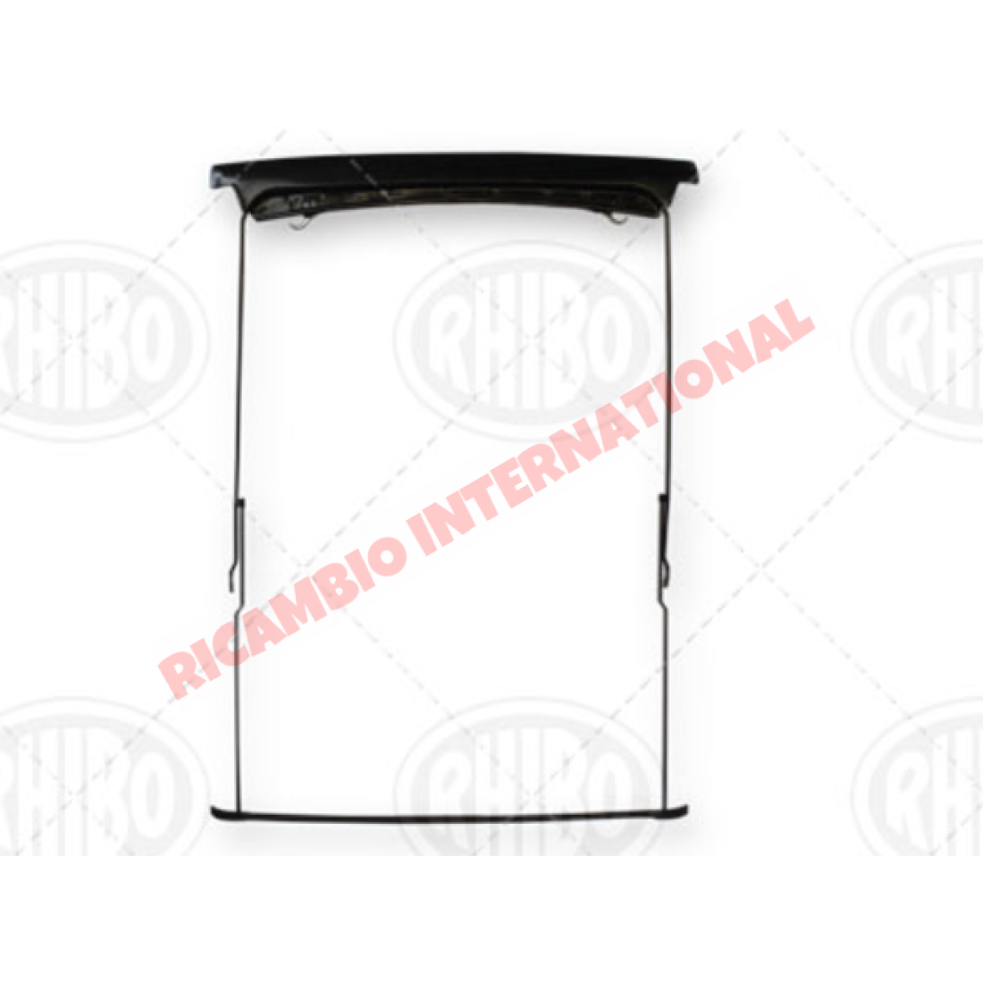 Black Long Sunroof Frame Kit - Classic Fiat 500 - Sunroof