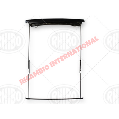 Black Long Sunroof Frame Kit - Classic Fiat 500 - Sunroof