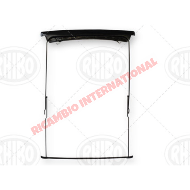 Black Long Sunroof Frame Kit - Classic Fiat 500 - Sunroof