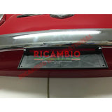 Black Metal Front Number Plate Plinth & Fittings - Classic Fiat 500 - Classic Fiat 500 Parts & Spares