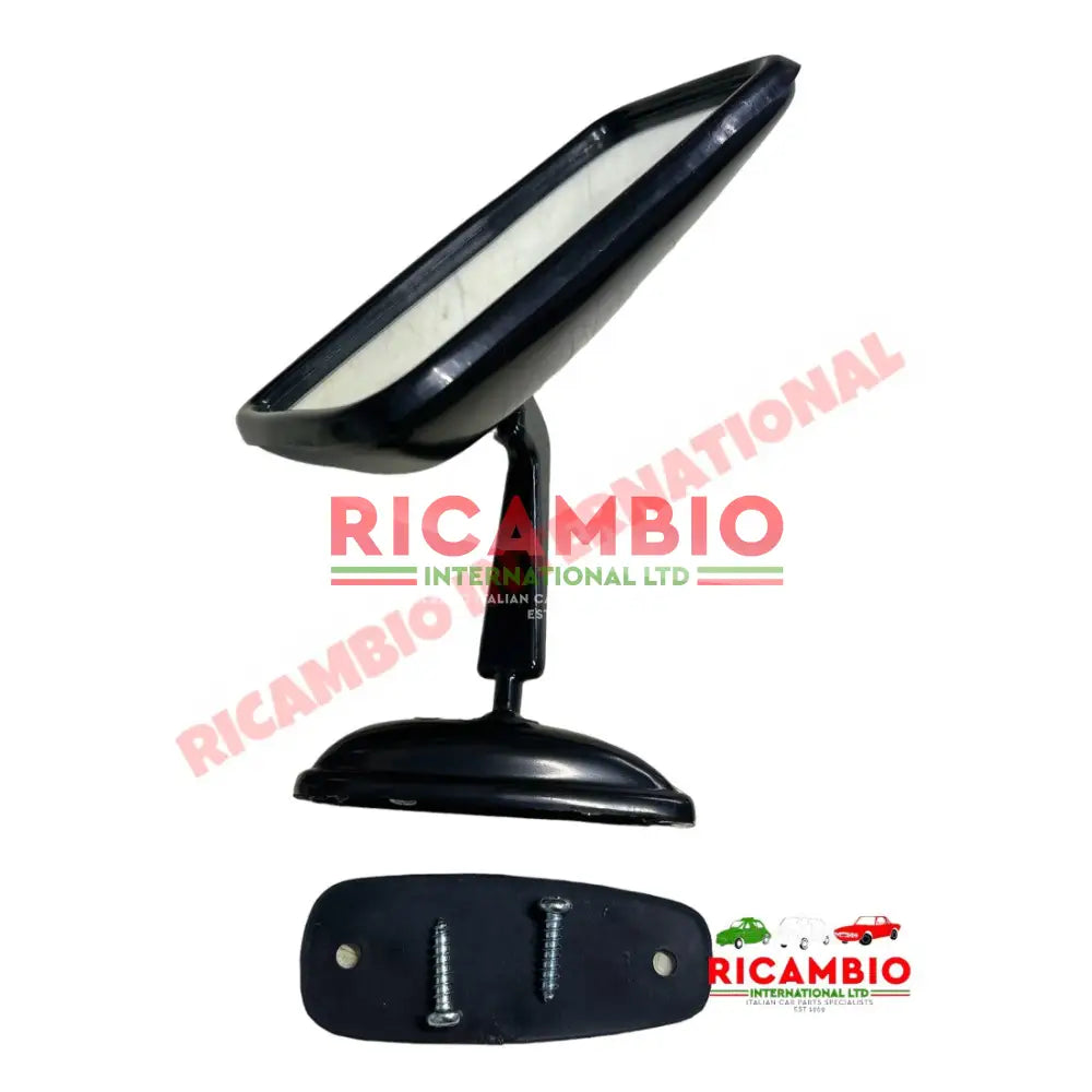 Black Metal Mirror - Classic Fiat 500,126,127,128 - Mirrors