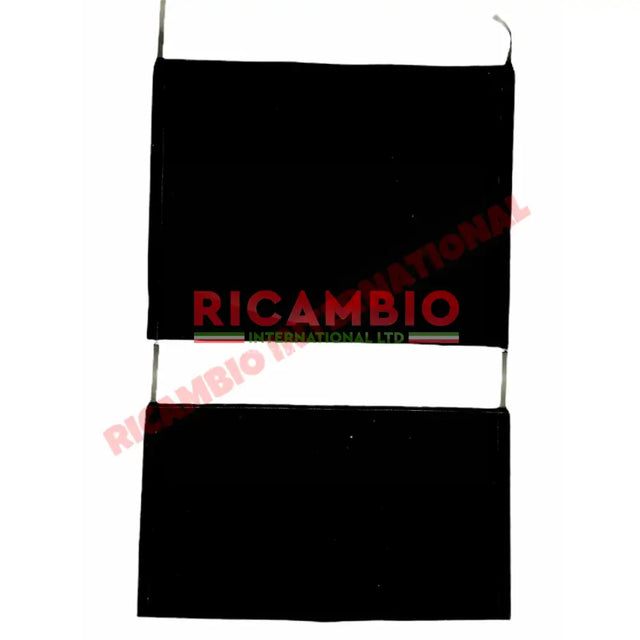 Black MOHAIR Black Twin Sunroof Kit - Classic Fiat Panda - Sunroof & Associated Parts