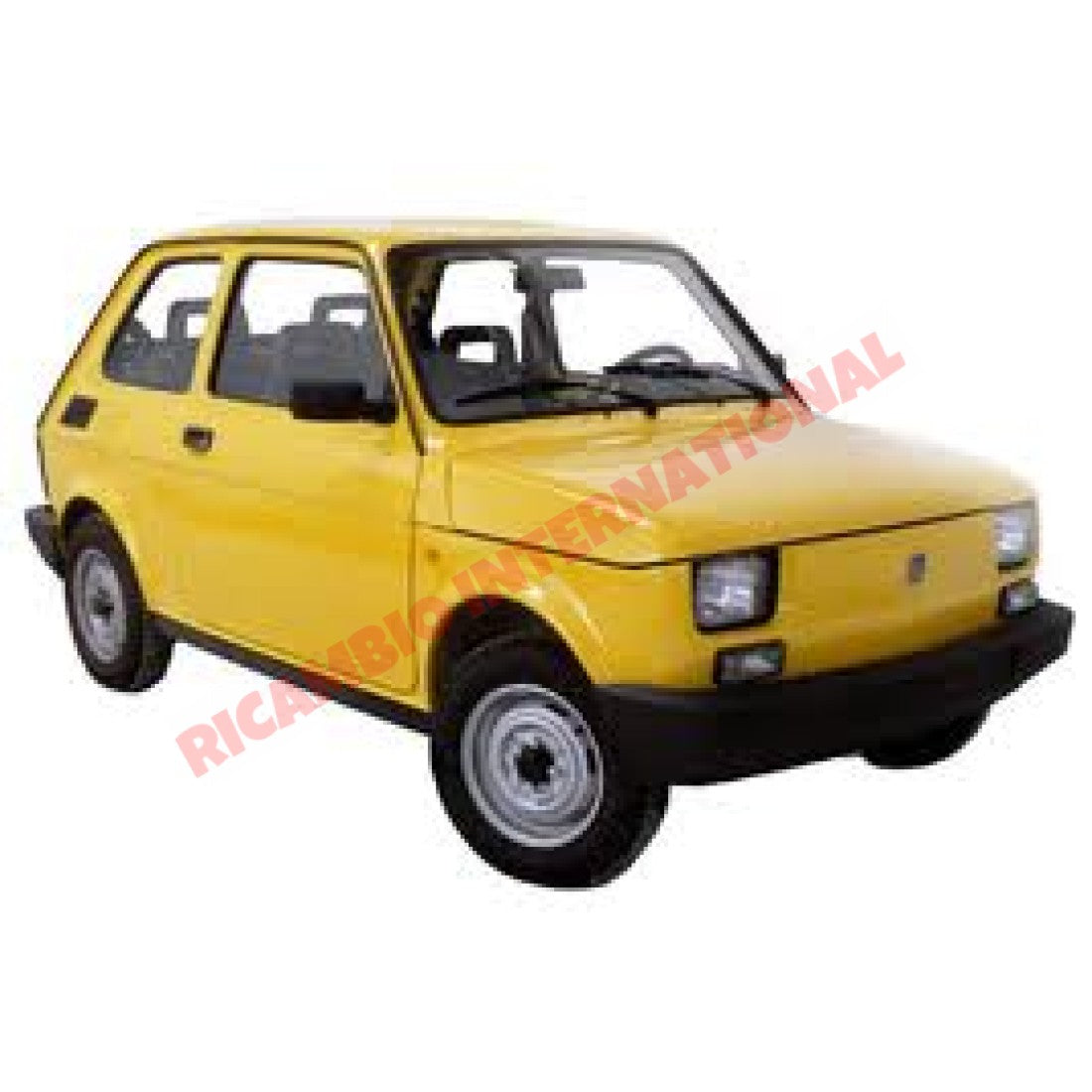 Black Outer Door Handle Kit - Fiat 126 - Handles - Locks and Catches