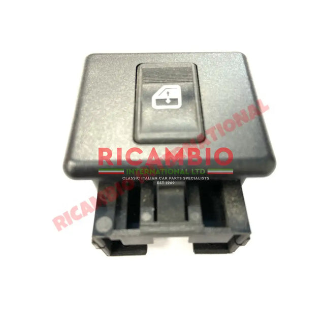 Black Passenger Electric Window Switch - Fiat Uno - Ignition & Electronic Parts