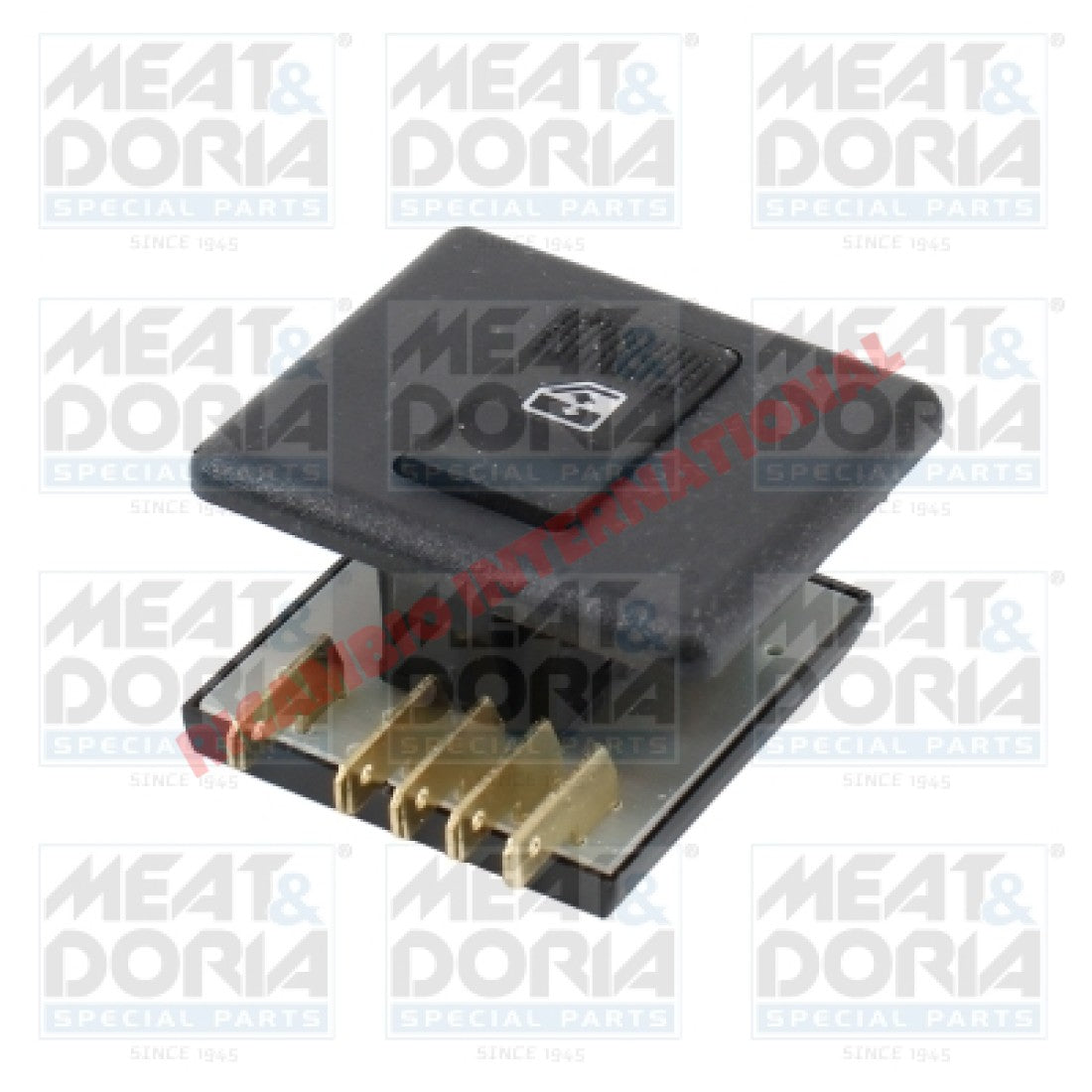 Black Passenger Electric Window Switch - Fiat Uno - Ignition & Electronic Parts