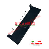 Black Plastic Front Number Plate Plinth & Fittings - Classic Fiat 500 - Exterior Parts and Trim