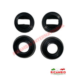 Black Plastic Internal Handle Spacer Kit - Classic Fiat 500 126 - Handles - Locks and Catches