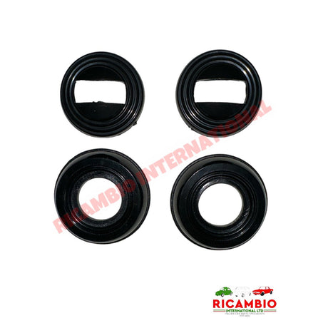 Black Plastic Internal Handle Spacer Kit - Classic Fiat 500 126 - Handles - Locks and Catches