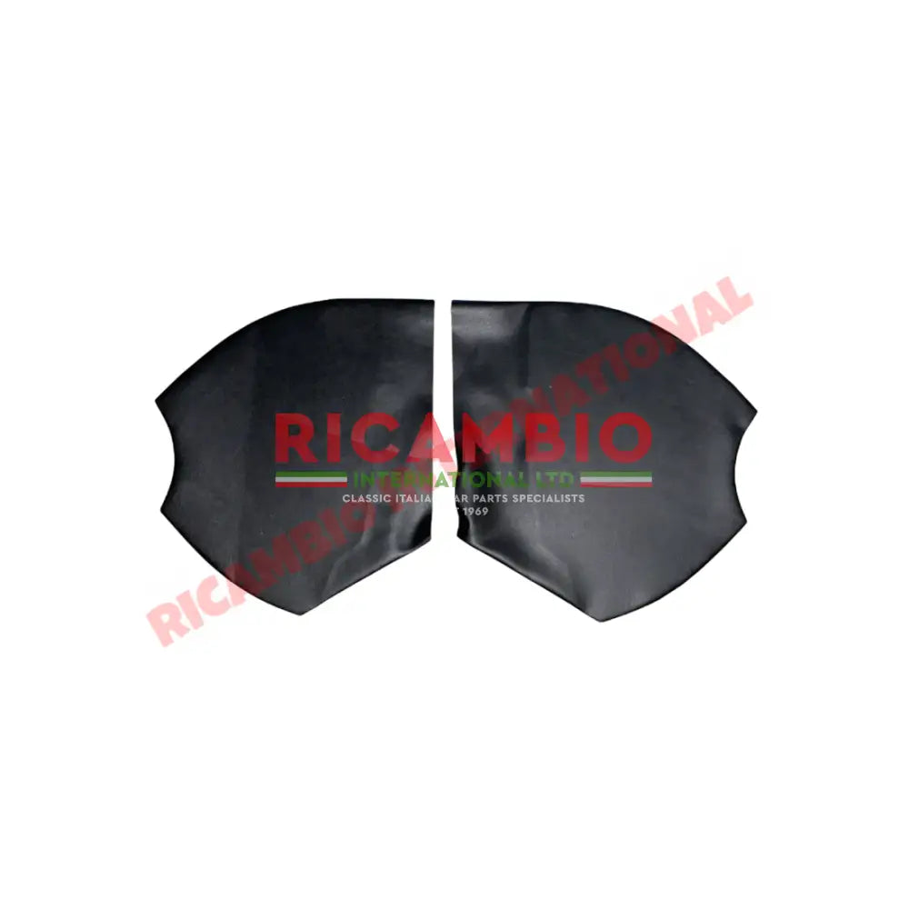 Black Rear Inner Arch Covers - Classic Fiat 500 N/D - Interior Parts and Trim