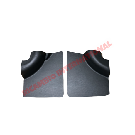 Black Rear Inner Arch Panel Kit - Classic Fiat 500 F/R - Classic Fiat 500 Parts & Spares