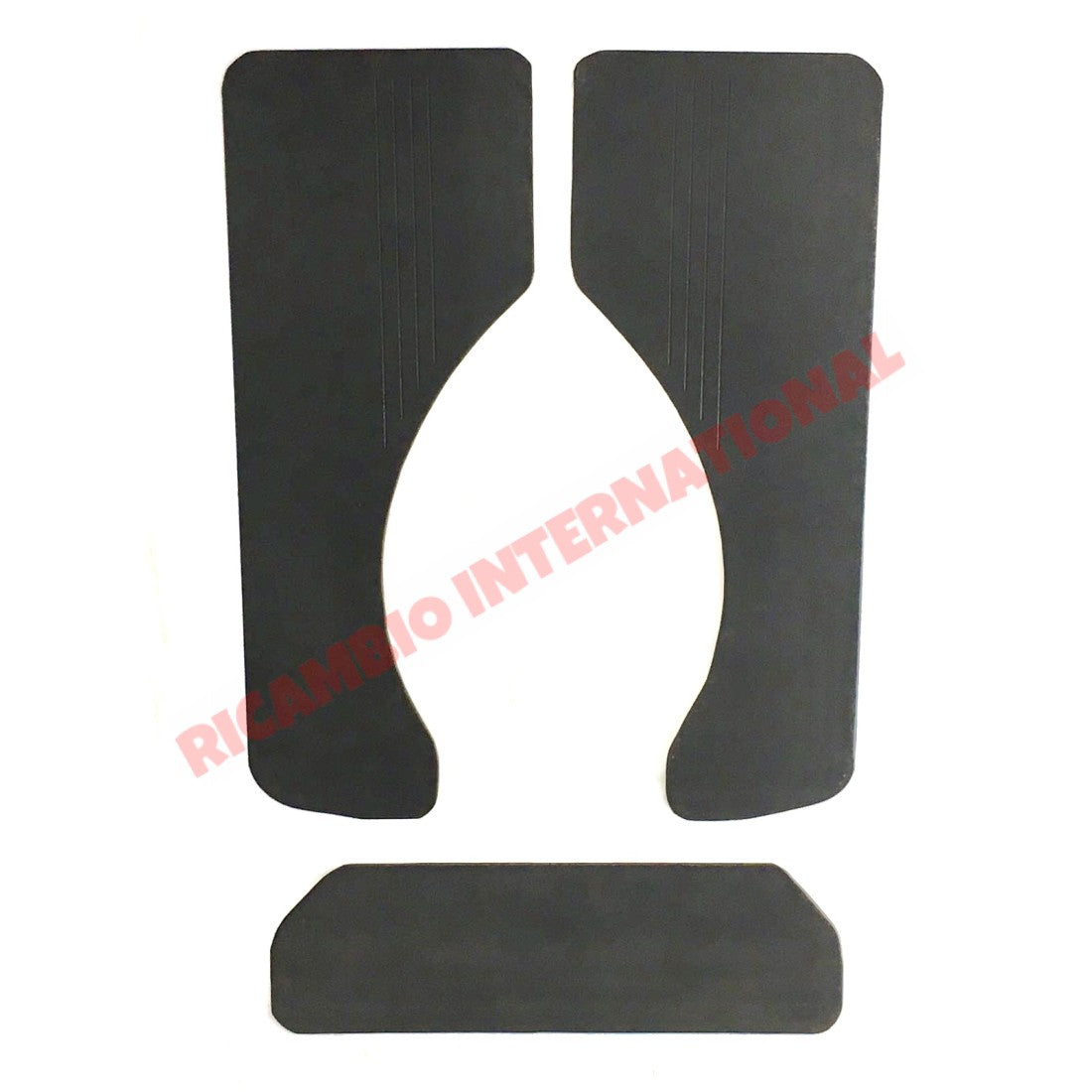 Black Rear Inner Panel Kit - Classic Fiat 500 - Classic Fiat 500 Parts & Spares