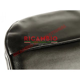 Black Seat Covers Set - Classic Fiat 500F - Seat Covers - Padding and Seat Spring