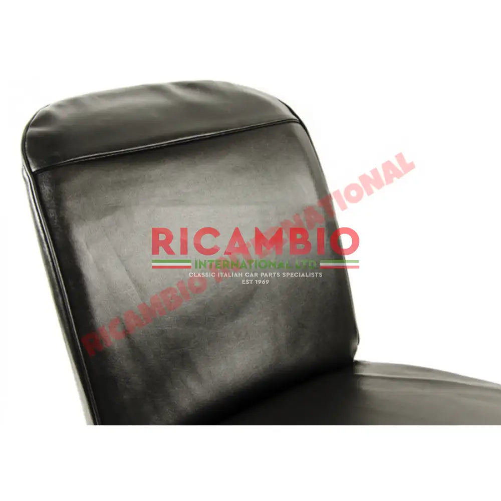 Black Seat Covers Set - Classic Fiat 500F - Seat Covers - Padding and Seat Spring