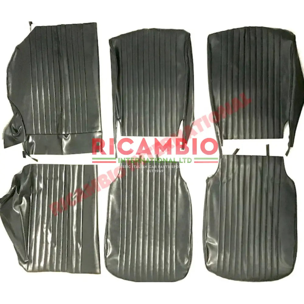 Black Seat Covers Set - Classic Fiat 500L - Seat Covers - Padding and Seat Spring
