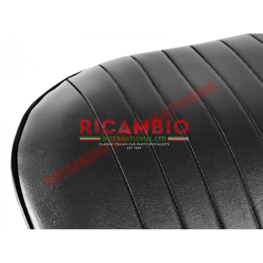 Black Seat Covers Set (FRONT ONLY) - Classic Fiat 500L - Seat Covers - Padding and Seat Spring