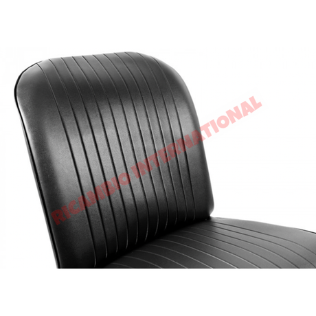 Black Seat Covers Set (FRONT ONLY) - Classic Fiat 500L - Seat Covers - Padding and Seat Spring