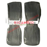Black Seat Covers Set (FRONT ONLY) - Classic Fiat 500L - Seat Covers - Padding and Seat Spring