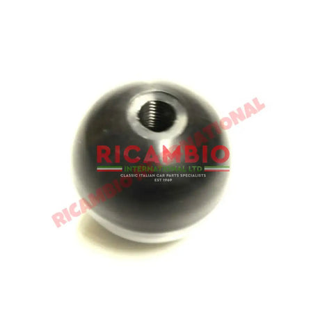 Black ’Snooker Ball’ Gear Knob - Classic Fiat 500 126 - Gearbox and Parts