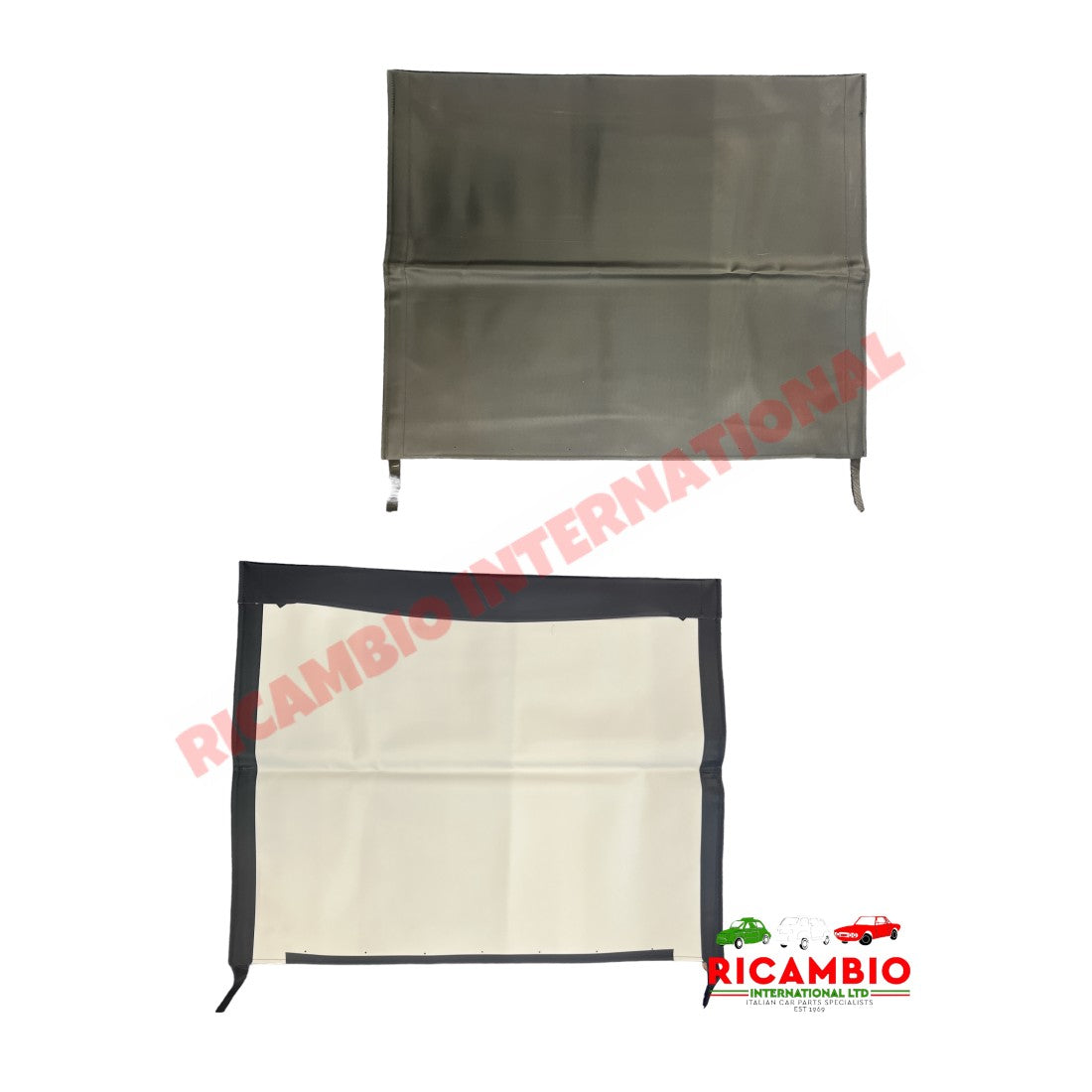 Black Sunroof Canvas - Classic Fiat 500 126 - Sunroof