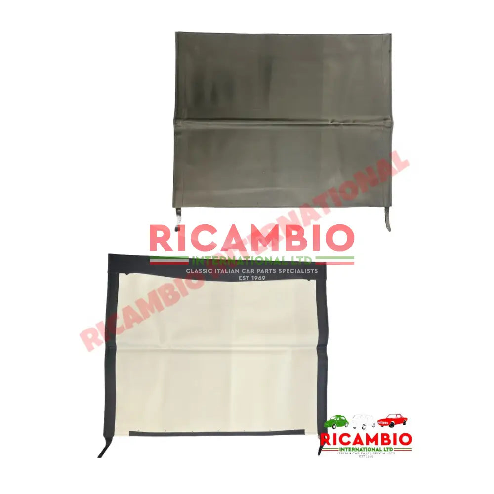Black Sunroof Canvas - Classic Fiat 500 126 - Sunroof