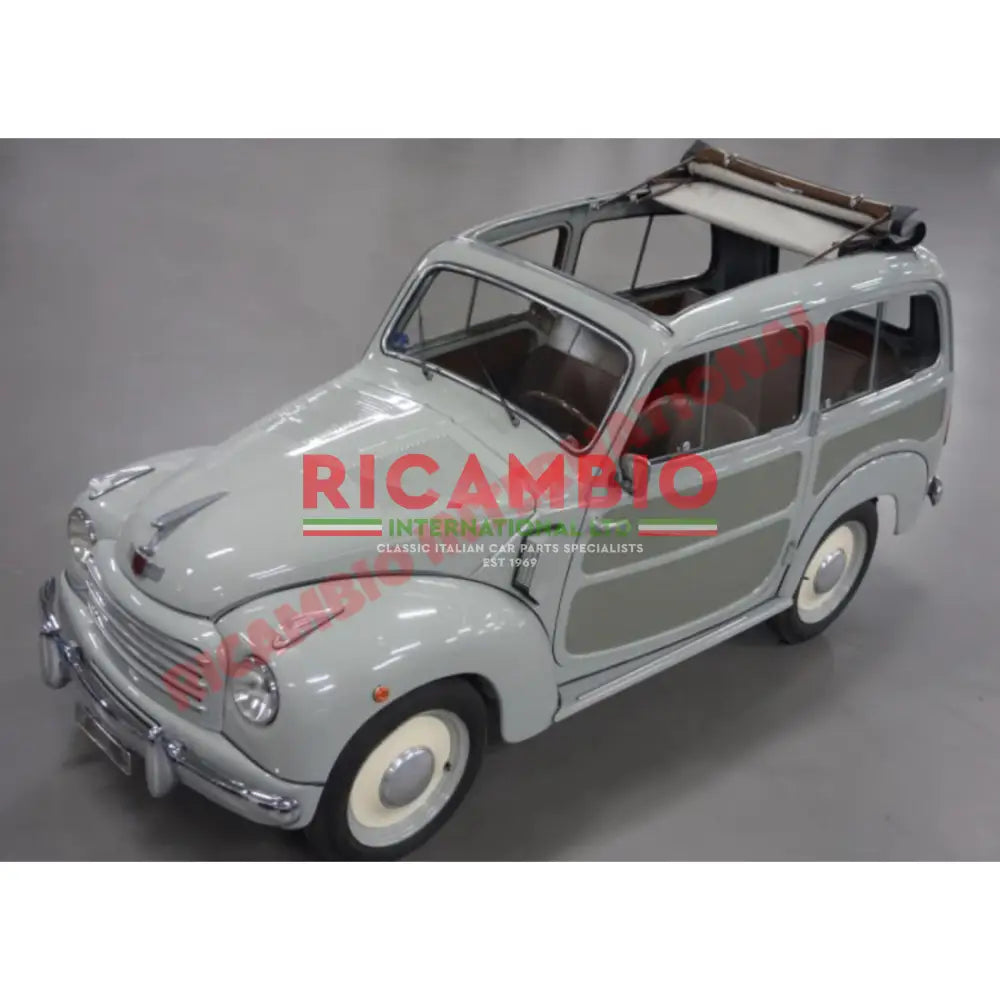 Black Sunroof Cover - Fiat 500 Topolino - Exterior Parts and Trim