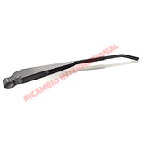 Black Wiper Arm (Push on/7mm) - Classic Fiat 500 126 - Wiper - Washer & Associated Parts